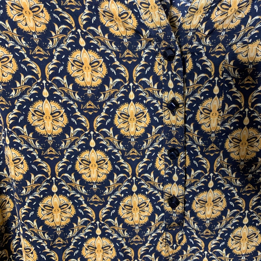 NWOT Zara Printed Long-sleeve Blouse - cute Print - Picture 5 of 8